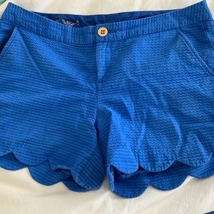 Lily Pulitzer royal blue buttercup shorts